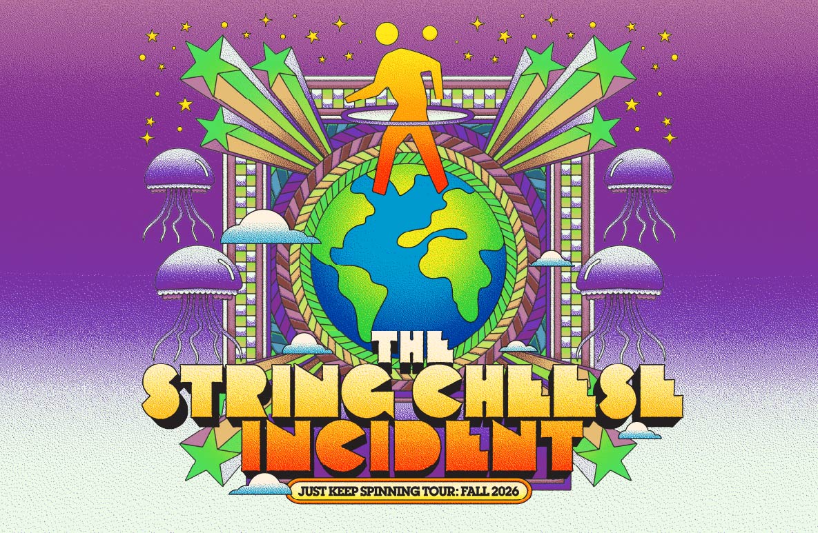 The String Cheese Incident concert tour poster 2026–2027